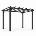 Pergola ogrodowa metalowa czarna