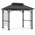Altana metalowa czarna 300 cm x 300 cm x 270 cm